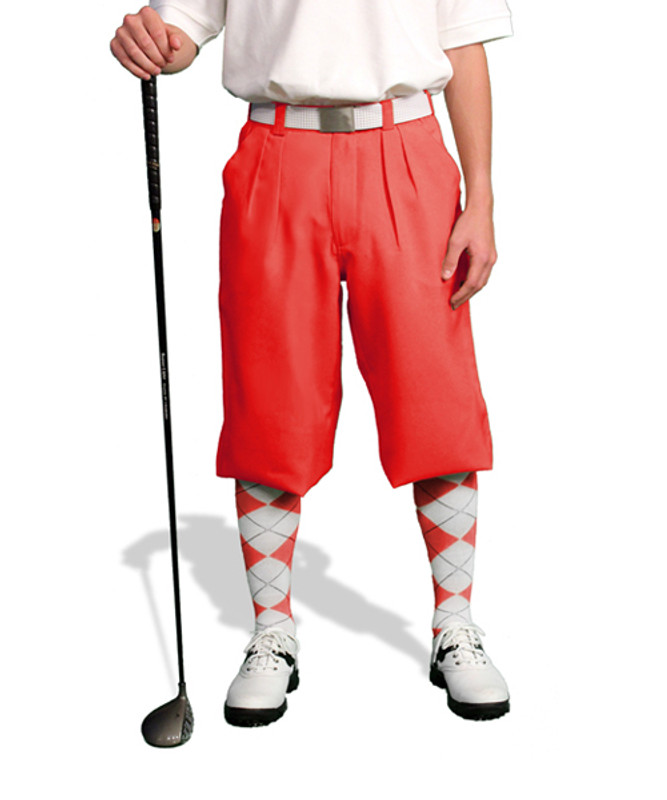 Golf Knickers - Youth Red Start-in-Style Outfit