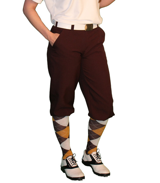 Golf Knickers - Ladies Brown Start-in-Style Outfit