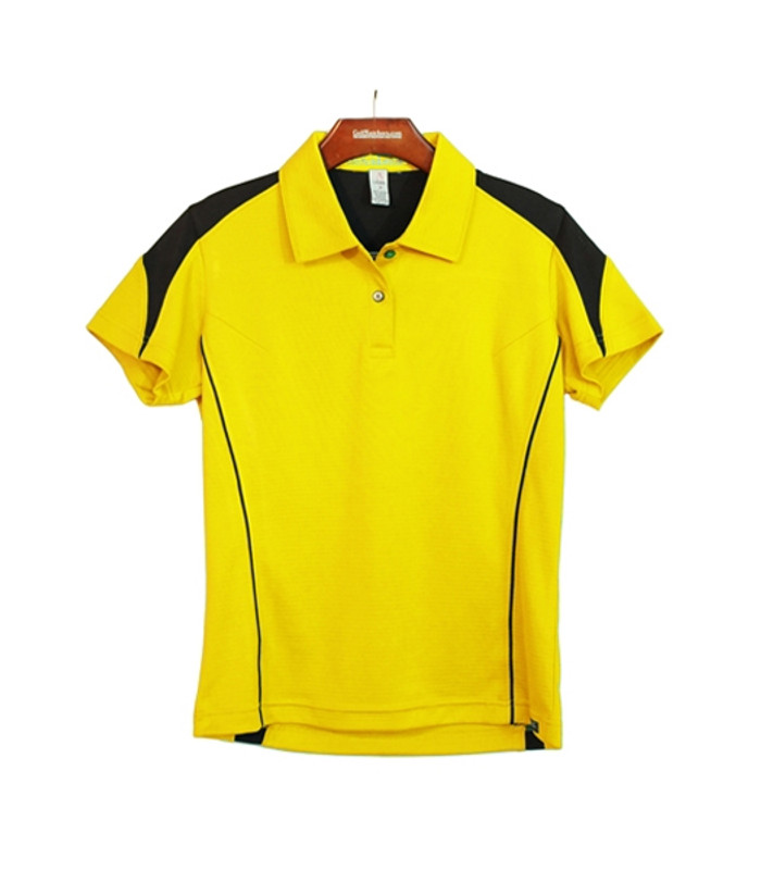 Ladies Lime, Yellow & Black Golf Outfit