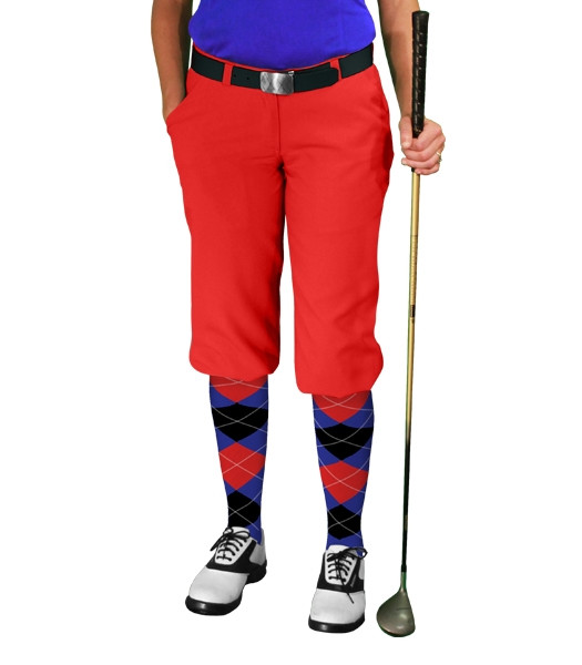 Ladies Red, Royal Blue Black Outfit - Main Image
