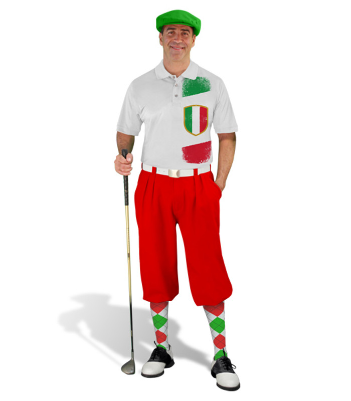 Golf Knickers - Italian Homeland Outfit - Red
