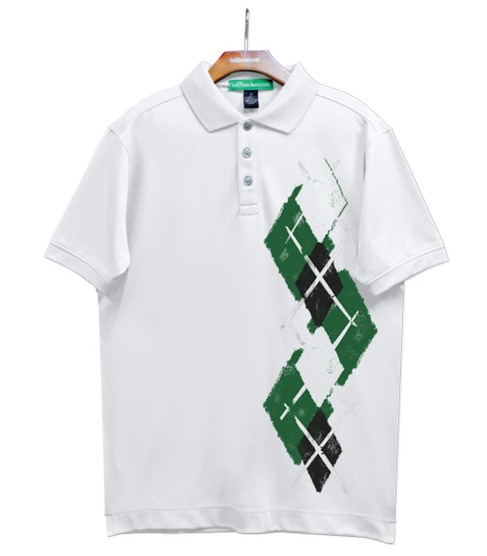 Golf Knickers Argyle Paradise Outfit 5H - Dark Green/Black/White