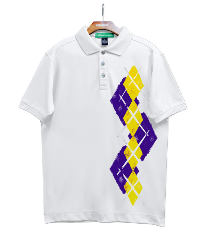 Golf Knickers Argyle Paradise Outfit JJ - Purple/Yellow