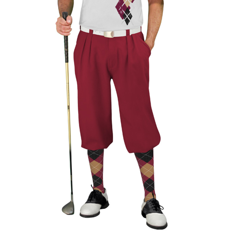 Golf Knickers Argyle Paradise Outfit CCCC - Maroon/Black/Khaki