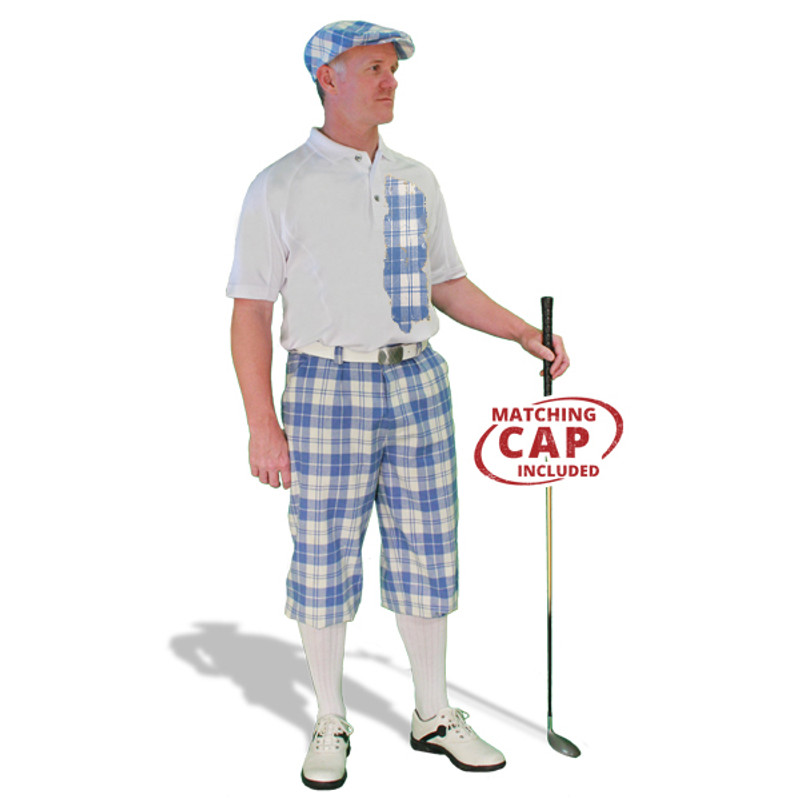 Mens Plaid² Waterford & White Golf Outfit