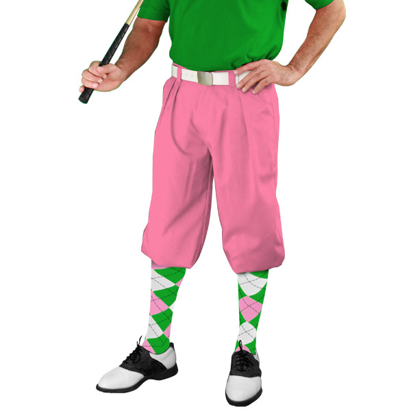 Mens Pink, Lime Green & White Outfit