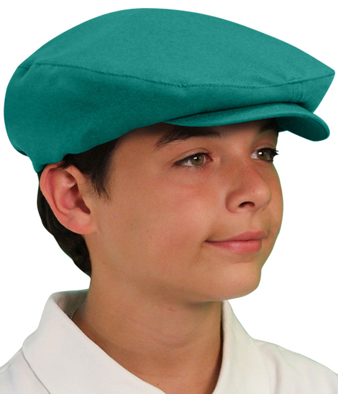 Youth Outdoor Sports Teal Microfiber Golf Cap Side