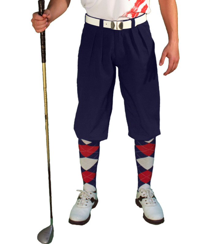 Golf Knickers - American Patriot Heroes Outfit - Navy