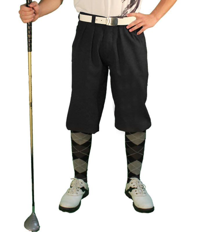 Golf Knickers - American Patriot Heroes Outfit - Black