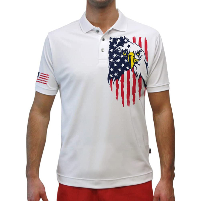 Golf Knickers - American Patriot Heroes Eagle Head Outfit - Red