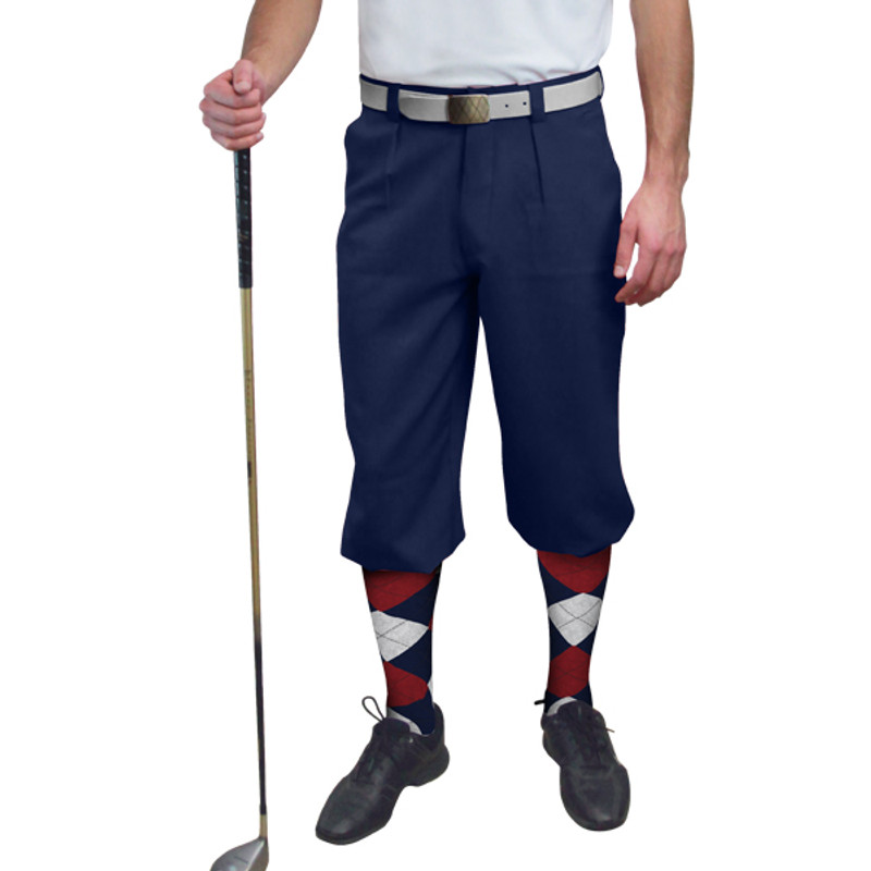 Golf Knickers - American Patriot Heroes Eagle Outfit - Navy
