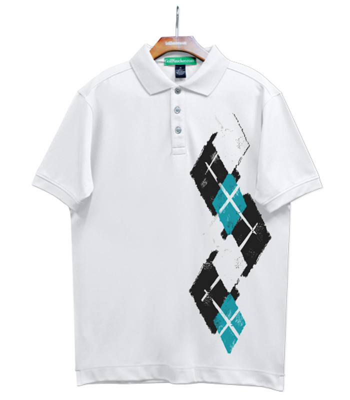 Golf Knickers Argyle Paradise Outfit 6C - Black/Teal/White