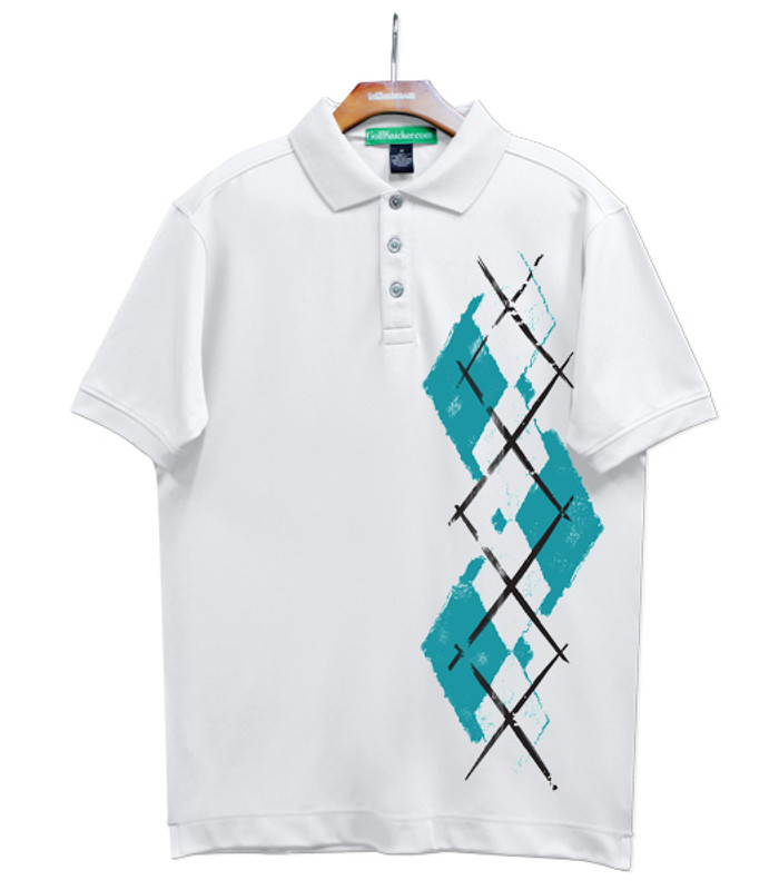 Golf Knickers Argyle Paradise Outfit 6O - Teal/White