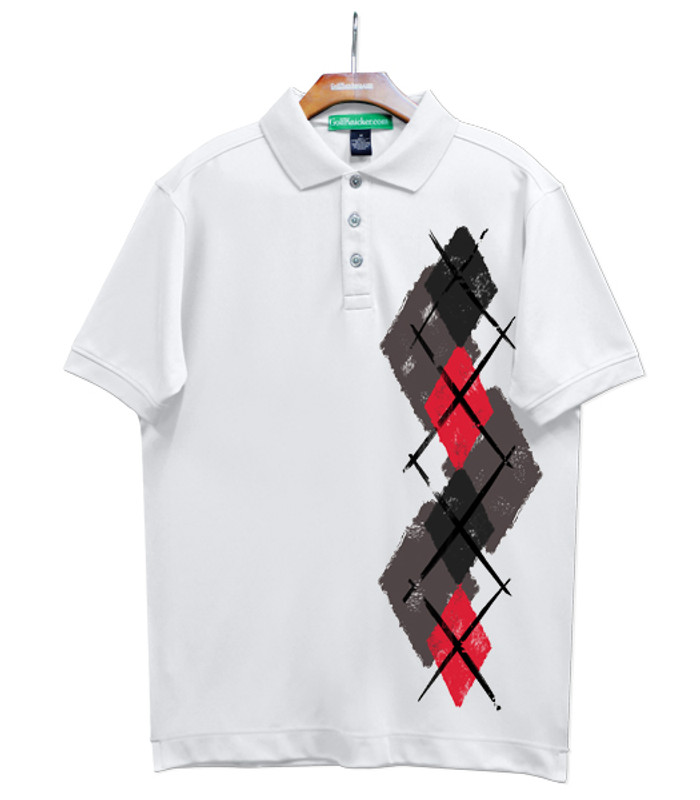 Golf Knickers Argyle Paradise Outfit 6U - Charcoal/Black/Red