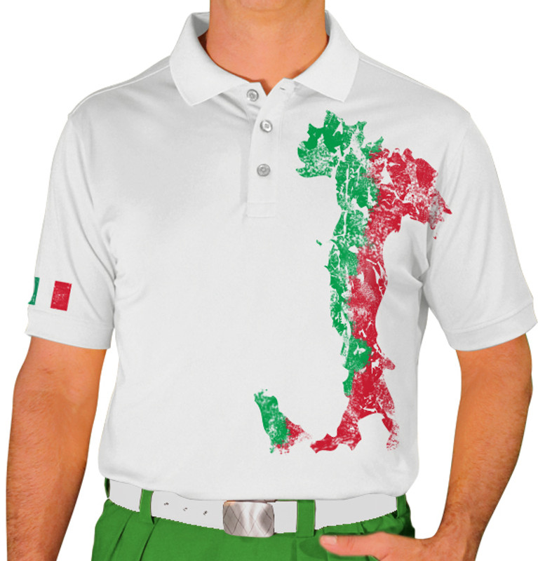Mens Patriot Italy Hero Golf Shirt - Boot