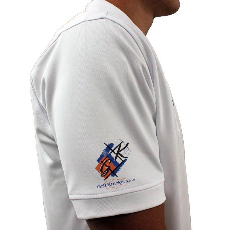 Mens Argyle Utopia Golf Shirt - 5S: Royal/White/Orange