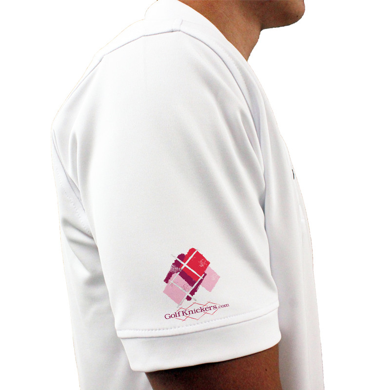 Mens Argyle Utopia Golf Shirt - 6V: Maroon/Pink/Red