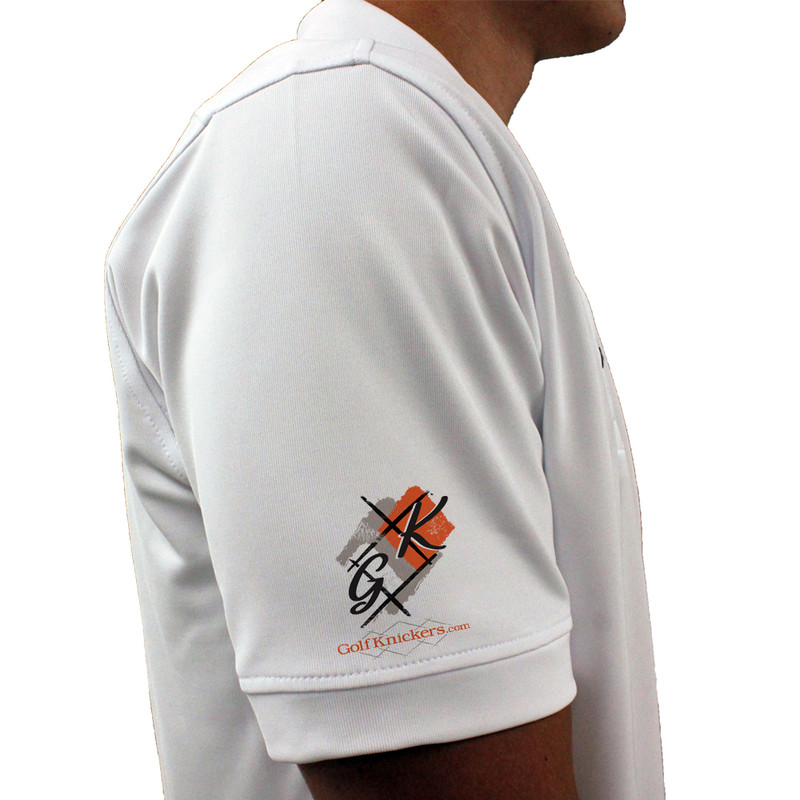 Mens Argyle Utopia Golf Shirt - 6X: Taupe/Orange/White