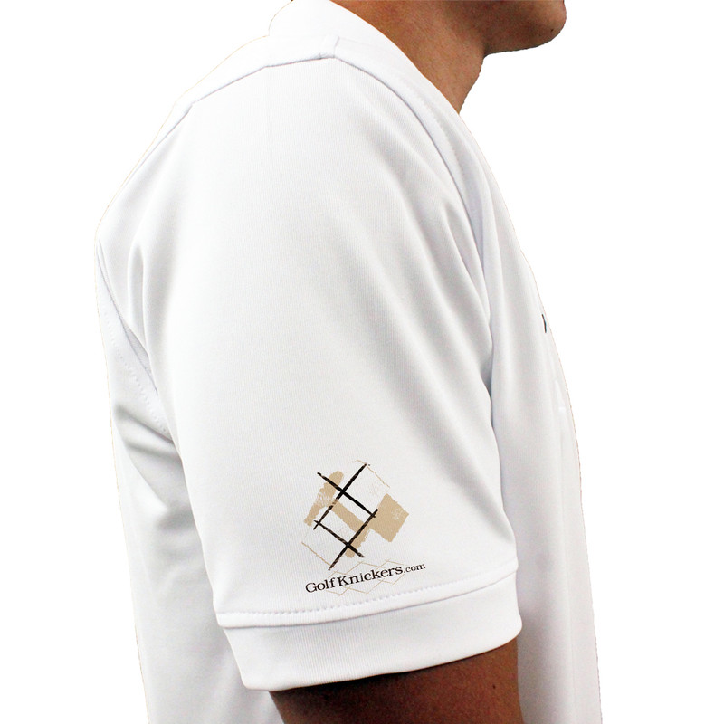 Mens Argyle Utopia Golf Shirt - GGG: Khaki/White