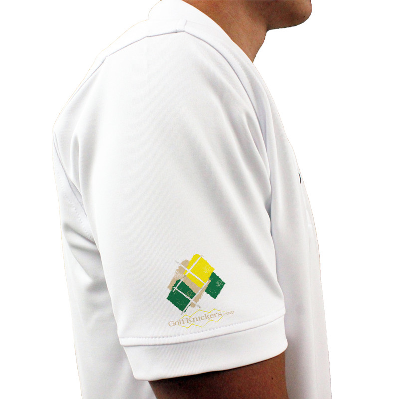 Mens Argyle Utopia Golf Shirt - KKK: Khaki/Dark Green/Yellow