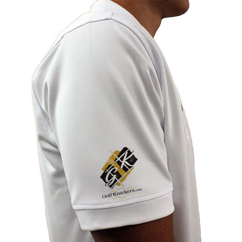 Mens Argyle Utopia Golf Shirt - SS: Gold/Black