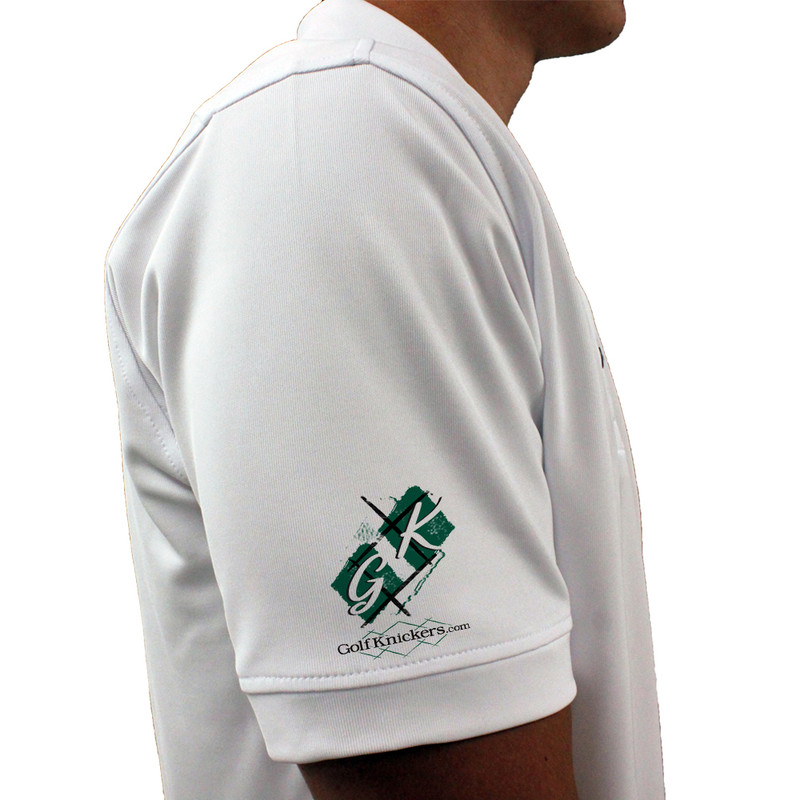 Mens Argyle Utopia Golf Shirt - UU: Dark Green/White