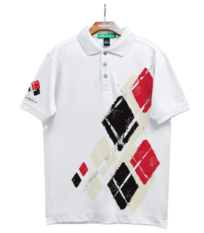 Golf Knickers Argyle Utopia Outfit C - Natural/Black/Red