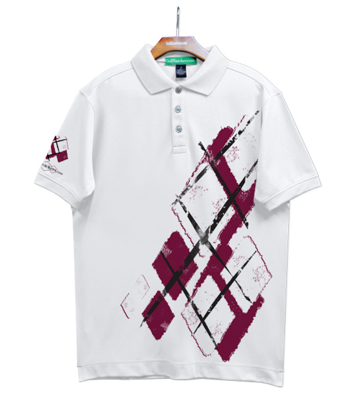 Golf Knickers Argyle Utopia Outfit P - Maroon/White