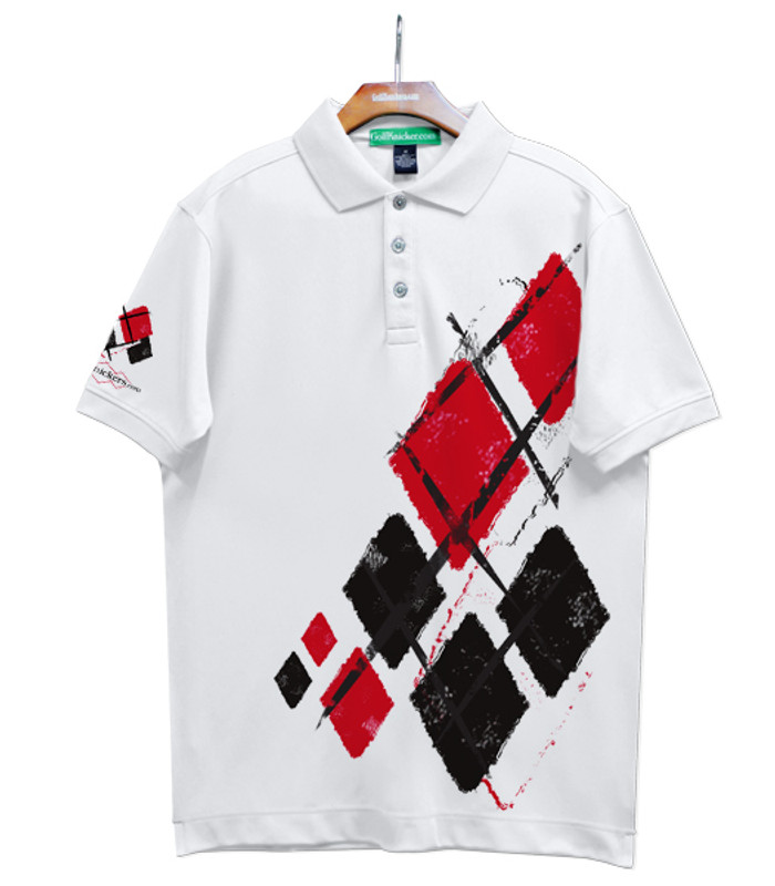 Golf Knickers Argyle Utopia Outfit ZZZZ - White/Black/Red