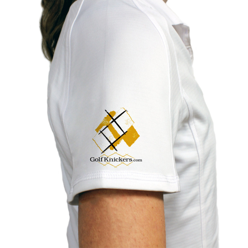 Ladies Golf Knickers Argyle Utopia Outfit FFF - Gold/White