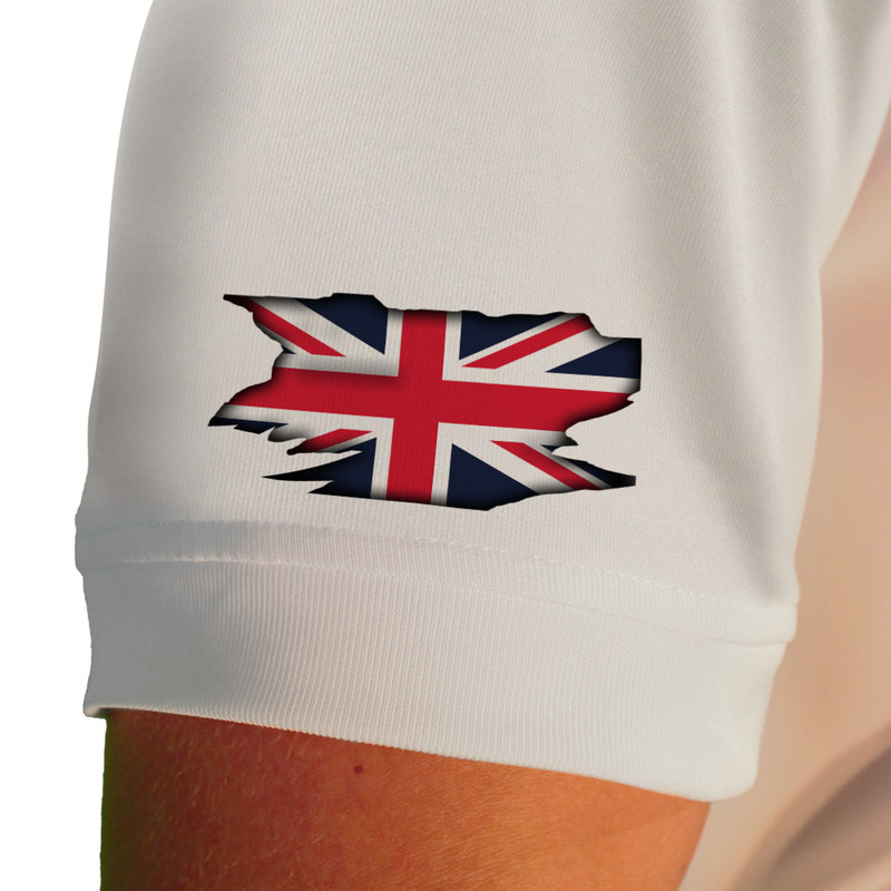Mens British Patriot Heroes Golf Shirt - British Flag