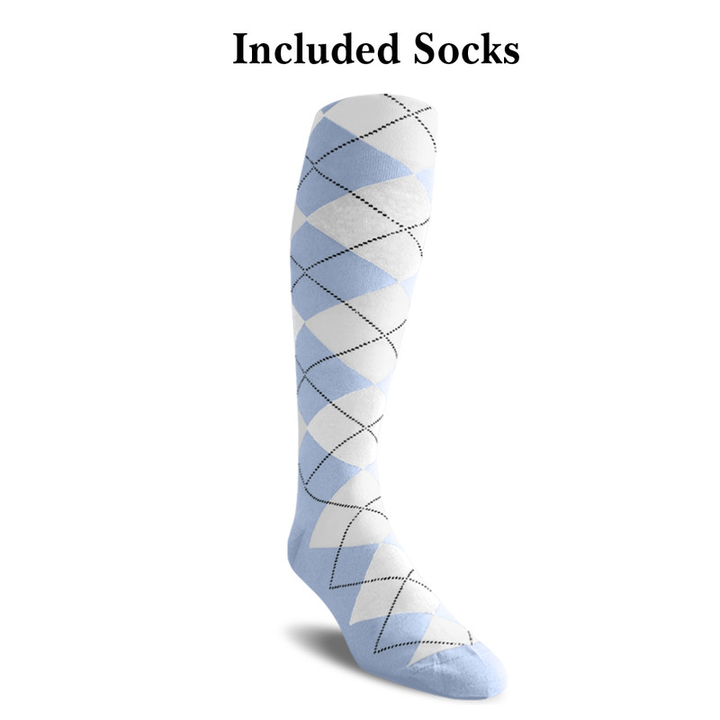 Golf Knickers - Mens Light Blue Multiselect Outfit