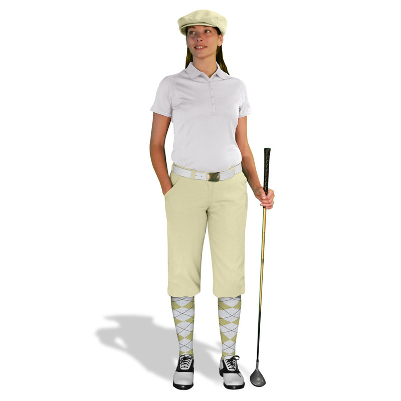Golf Knickers - Ladies Natural Multiselect Outfit