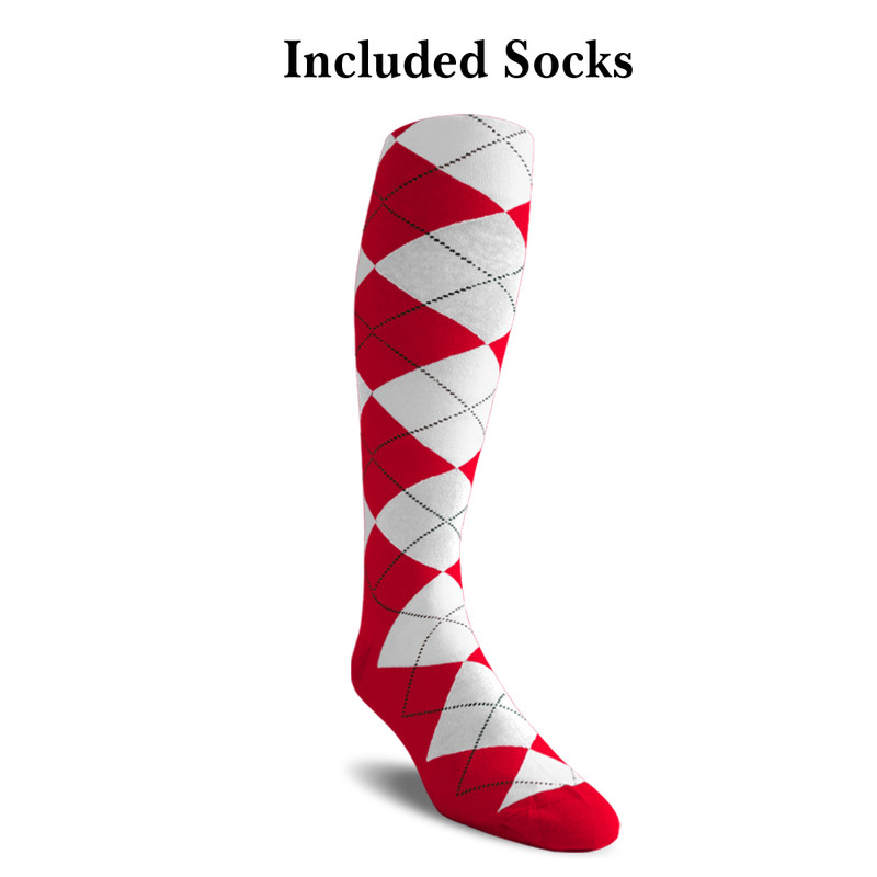 Golf Knickers - Ladies Red Multiselect Outfit