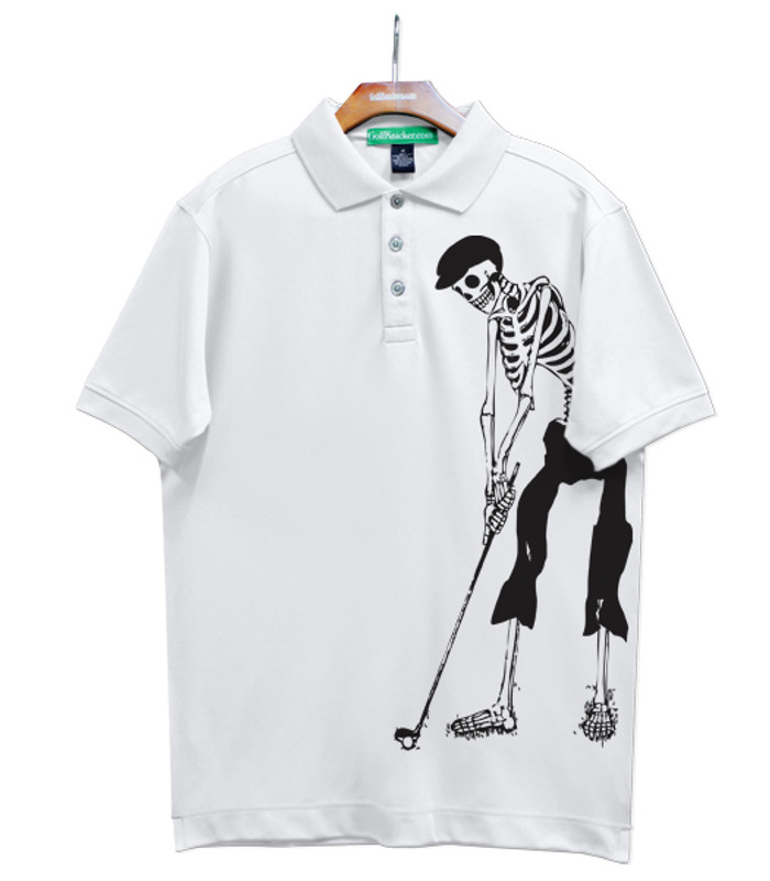 Golf Knickers Halloween Outfit - Skeleton Black