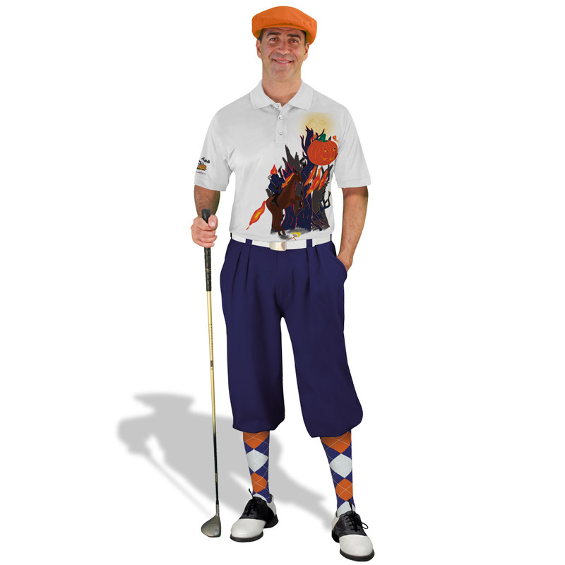 Golf Knickers Halloween Outfit - Headless Horseman Navy