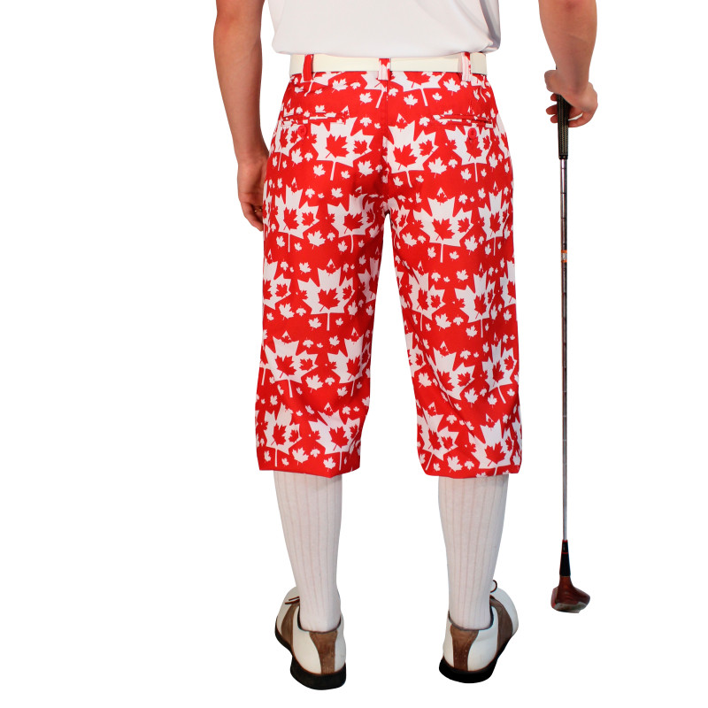 Mens Homeland golf knickers and Cap with Canadian Maple Leaves