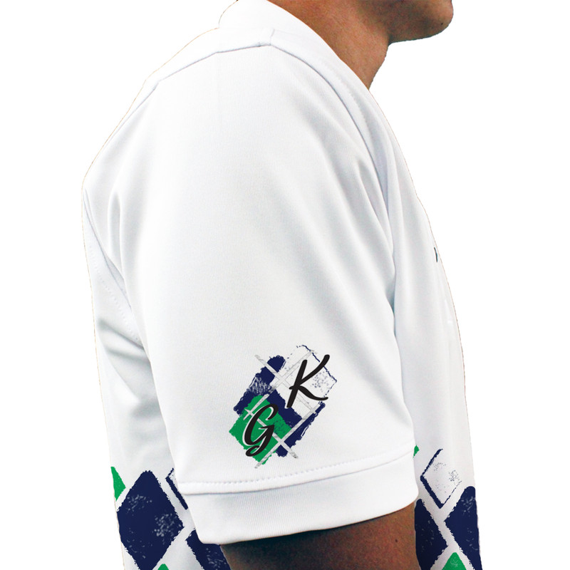 Mens Argyle Arcadia Golf Shirt - 5N: Navy/Lime/White