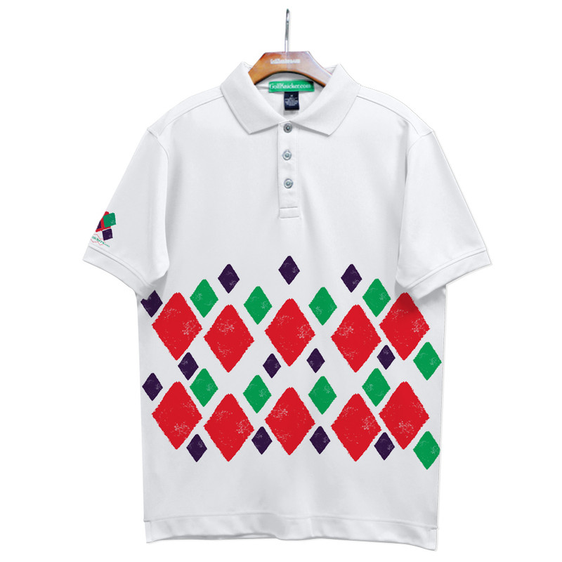 Golf Knickers Argyle Arcadia Outfit 5C - Red/Purple/Lime