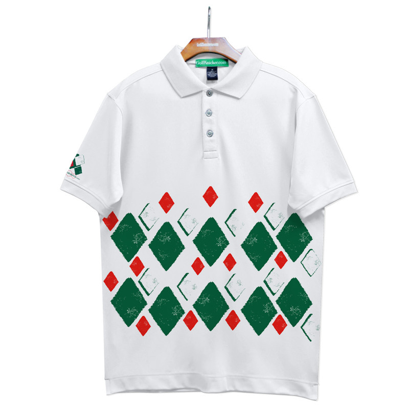 Golf Knickers Argyle Arcadia Outfit 5L - Dark Green/Red/White