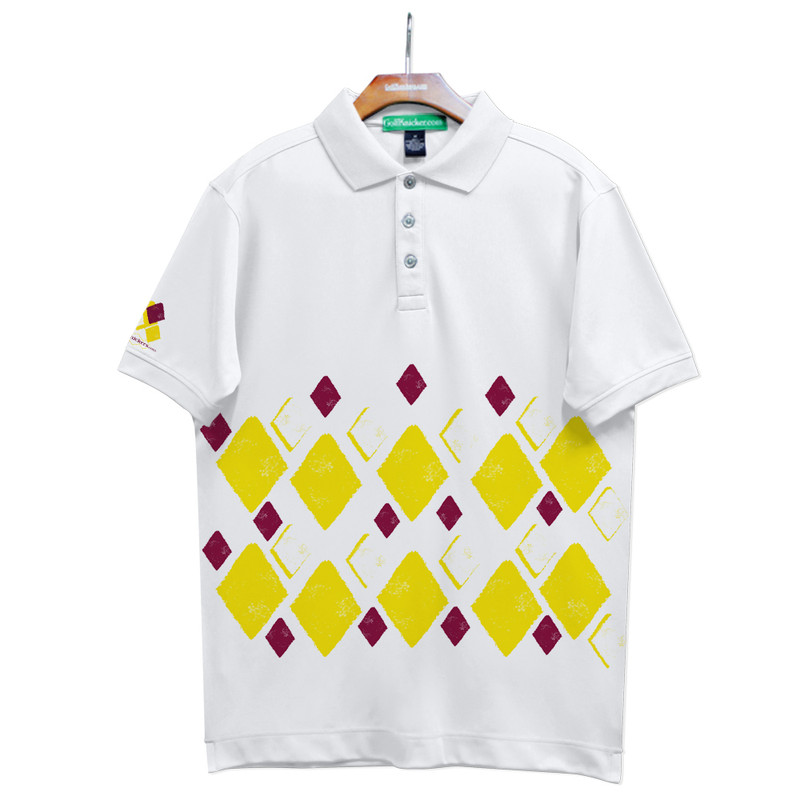 Golf Knickers Argyle Arcadia Outfit 5R - Yellow/Maroon/White