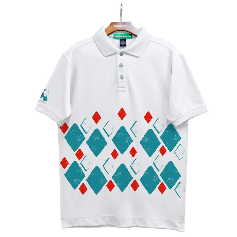 Golf Knickers Argyle Arcadia Outfit 5X - Teal/White/Red