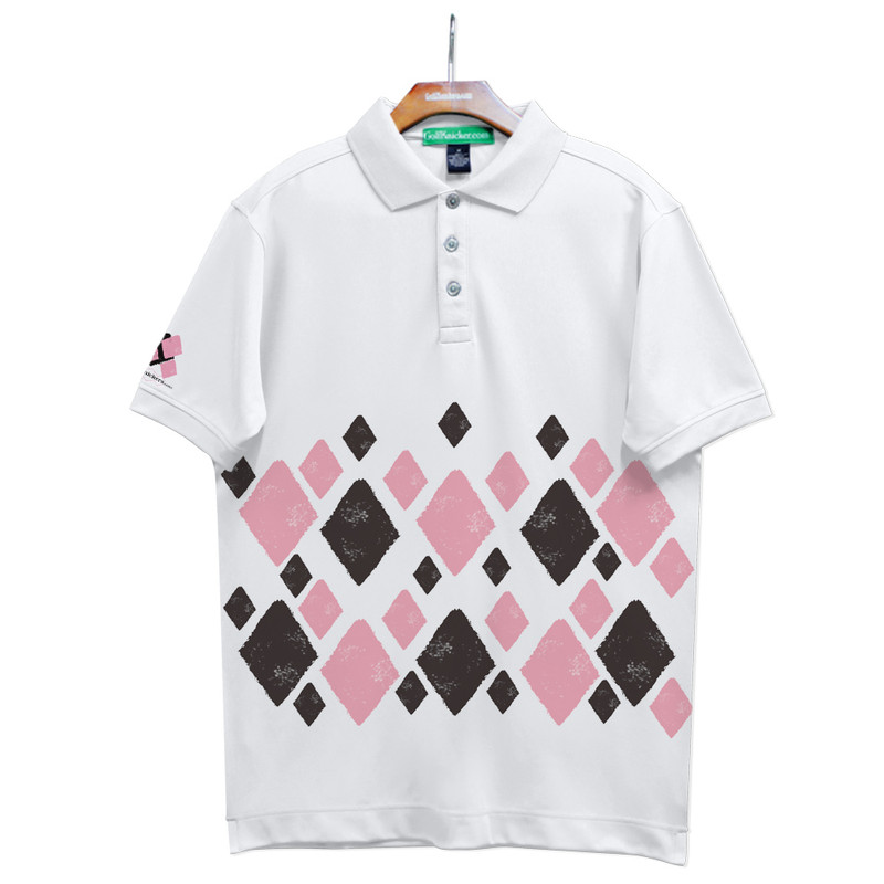 Golf Knickers Argyle Arcadia Outfit 6A - Charcoal/Pink