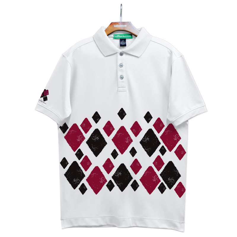 Golf Knickers Argyle Arcadia Outfit DD - Black/Maroon