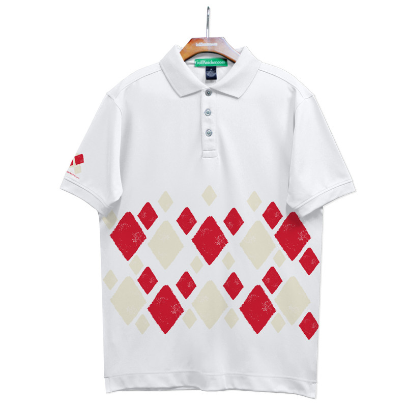Golf Knickers Argyle Arcadia Outfit DDD - Natural/Red