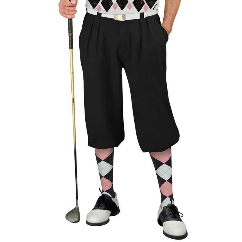 Golf Knickers Argyle Arcadia Outfit PPP - Black/Pink/White