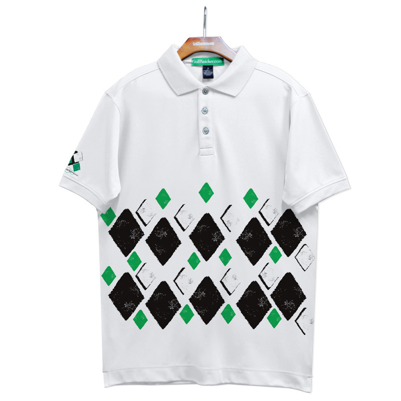 Golf Knickers Argyle Arcadia Outfit RRR - Black/Lime/White