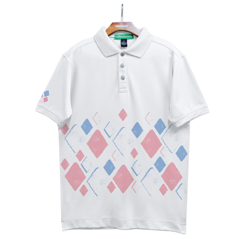 Golf Knickers Argyle Arcadia Outfit TT - White/Pink/Light Blue