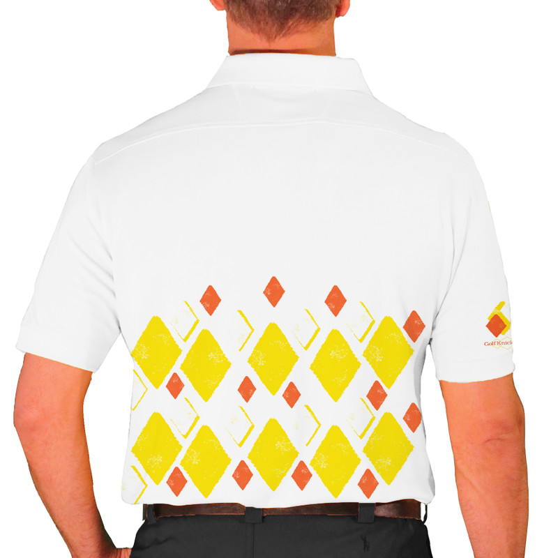 Golf Knickers Argyle Arcadia Outfit TTT - Yellow/Orange/White