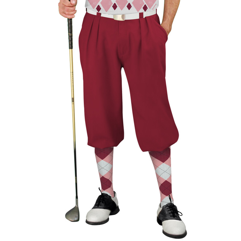 Golf Knickers Argyle Arcadia Outfit VVV - Pink/Maroon/White